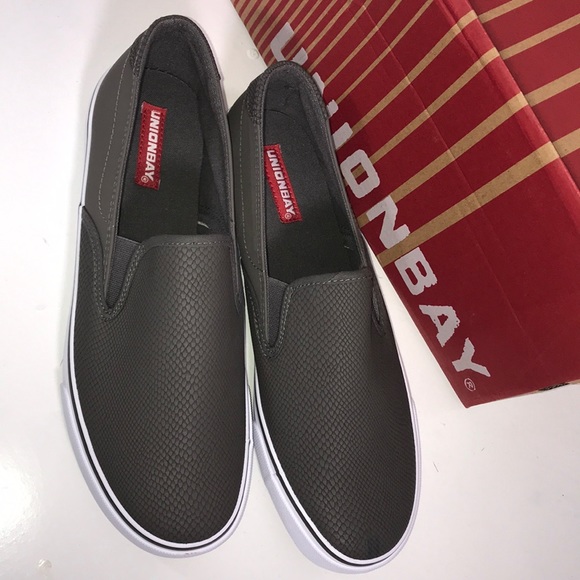 Sz8.5 Unionbay Grayland Men's Slip On Sneaker Grey - Picture 3 of 7